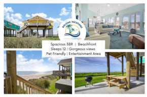 Splash Spacious 3BD 3bath Beachfront! Steps to Beach!